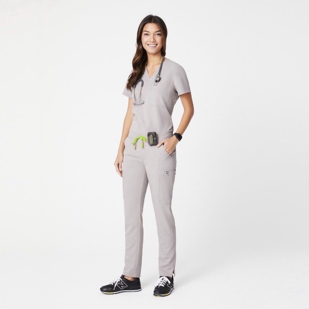 Figs Scrubs Set in Slate